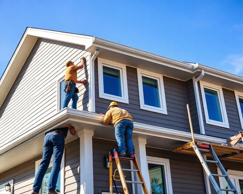 Home exterior featuring James Hardie fiber cement siding with custom Azek trim